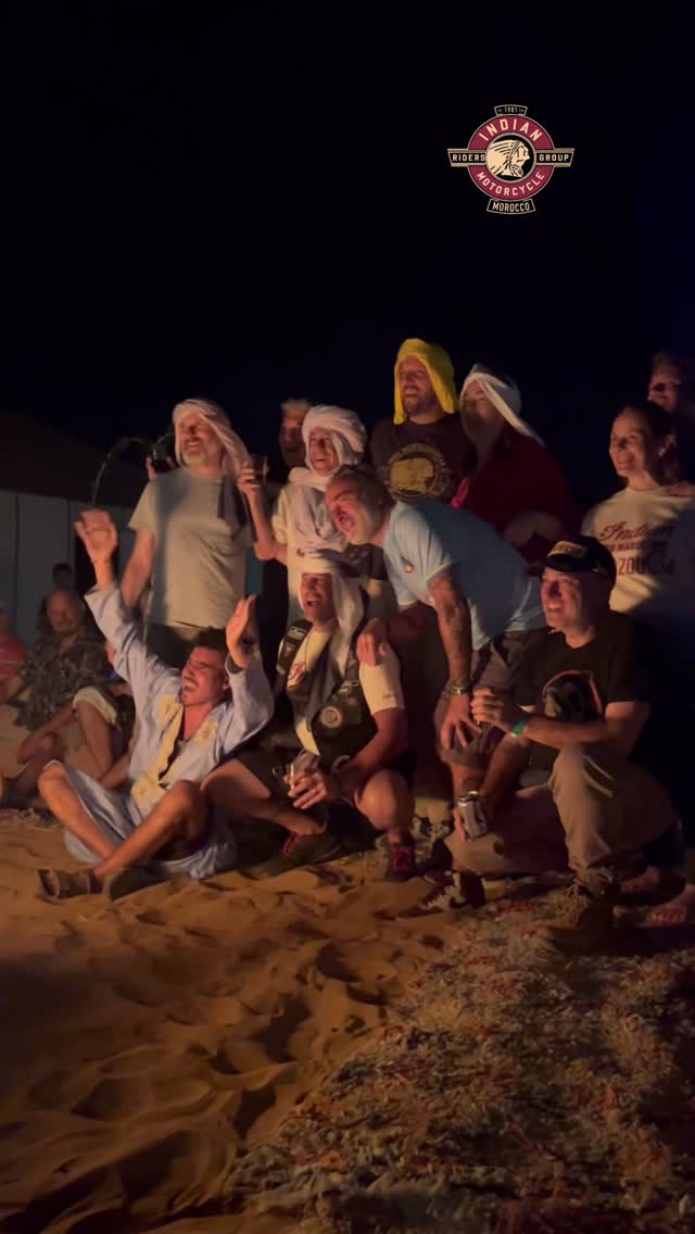 Motorcycle adventure in the dunes