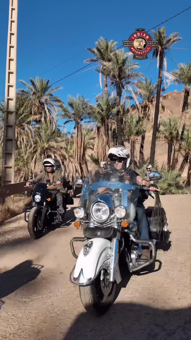 Paysages du Maroc à moto